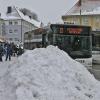 Schneebedingt muss im Busverkehr in Kempten derzeit mit Einschränkungen gerechnet werden.