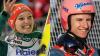 Katharina Althaus und Karl Geiger haben die Goldmedaille im Mixed-Team gewonnen.