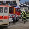 Wie die Polizei mitteilte, lag die Rauchentwicklung an einer Verpuffung in der Heizung.