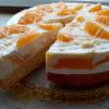 Marmorierte Pfirsichtorte von Hildegard Hösle aus Rieden
