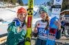 Katharina Althaus und Juliane Seyfarth, hier bei der Weltmeisterschaft in Seefeld.