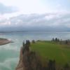 April 2019: Der Forggensee wird wieder aufgestaut.
