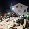 In Rettenbach am Auerberg ist ein Haus explodiert, zwei Menschen starben.