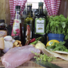 AJ-BBQ - Der Allgäu-Griller: Sommerliche Putenspieße mit Balsamico-Pilz-Wraps.