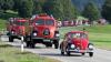 Ein Feuerwehr-Oldtimer-Korso mit 20 Fahrzeugen fuhr am Sonntag durch das nördliche Oberallgäu, hielt bei den einzelnen Feuerwehren an und stoppte schließlich am späten Nachmittag zur Abschlussveranstaltung des „Schwäbischen Feuerwehrtags“ an der Hauptwache in Kempten. Das Bild entstand auf der letzten Etappe zwischen Sulzberg und Kempten.