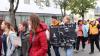 Lautstark schallten die Schlachtrufe am 04. Oktober 2019 bei der ersten größeren Fridays-for-Future-Demonstration durch die Buchloer Innenstadt und über den Bahnhofsplatz. 