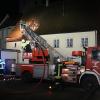 Dachstuhlbrand in Kirchhaslach. Die Polizei geht als Brandursache von einem technischen Defekt aus.