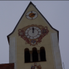 Der Kirchturm in unserem Dörferrätsel. 