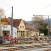 Die Baustelle des Bahnhofs im Lindauer Stadtteil Reutin im Dezember 2019.