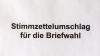 Die Stichwahlen zur Kommunalwahl werden heuer ausschließlich als Briefwahl durchgeführt.