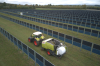 So könnte eine Agri-Photovoltaikanlage aussehen. 