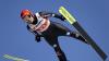 Katharina Althaus beim Skispringen der Damen während der Nordischen Ski-WM in Oberstdorf. 