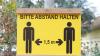 Abstand halten (Symbolbild).