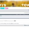 Login-Seite des Forums "BOYSTOWN". 