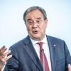 Armin Laschet, Kanzlerkandidat der Union und Ministerpräsident in Nordrhein-Westfalen, mach unter anderem die Reiserückkehrer für den Anstieg der Inzidenz in dem Bundesland verantwortlich. (Archivbild)