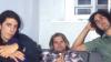 Dave Grohl, Kurt Cobain und Krist Novoselic (v.l.) während eine Interviews zum Europa-Release des Nirvana-Albums "Nevermind" im Jahr 1991.