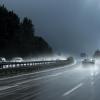 Regen / Aquaplaning auf der Autobahn (Symbolbild)