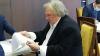 Gérard Depardieu bei seiner Stimmenabgabe in der russischen Botschaft in Paris.