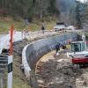Halbseitige Sperrung auf dem Weg ins Kleinwalsertal