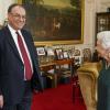 Queen Elizabeth II. hat den Leiter der britischen Zentralband empfangen.