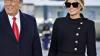 Melania Trump an der Seite ihres Ehemanns Donald.