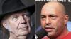 Neil Young (links): Weil Joe Rogan (rechts im Bild) in einem Spotify-Podcast nach Meinung von Young Corona-Fake-News verbreitet, hat er seine gesamte Musik von Spotify entfernt.