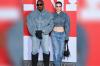 Fashion Week in Paris: Das heutige Ex-Paar Kanye West und Julia Fox kam im Partner-Look.