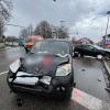 Am Samstagmittag ist ein Autofahrer bei einem Unfall in Sonthofen leicht verletzt worden. 