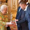 David Beckham bei einem Treffen mit der Queen 2018.