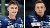 Simon Klingler (links) und Dominik Hattler (rechts) verlassen die Oberligamannschaft der EV Lindau Islanders.