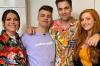 Malwanne, Papaplatte, MAX und Lara Loft (v.l.n.r.) kochen bei "Das perfekte Promi-Dinner".
