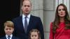 Prinz William und seine Familie auf dem Balkon des Buckingham Palastes.