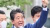 Shinzo Abe zwei Tage vor dem Attentat auf einer Wahlkampfveranstaltung in Japan.