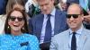 Herzogin Kate und Prinz William in den Zuschauerrängen in Wimbledon.