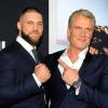 Florian Munteanu (l.) und Dolph Lundgren bei der Premiere von "Creed II".