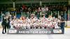 Islanders-Nachwuchstalent Kim Bürge (hinten zweite von rechts) hat mit den Eishockey-Damen des ECDC Memmingen die deutsche Meisterschaft geholt. Bürge war vom EV Lindau "ausgeliehen" worden und wurde im Sturm eingesetzt.