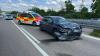 Auf der A980 bei Sulzberg sind drei Fahrzeuge zusammengekracht. Dabei wurden zwei Menschen verletzt, die Polizei musste die Autobahn für knapp eine Stunde sperren.