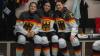 Hanna Weichenhain (rechts) hat mit dem DEB-Nachwuchs-Eishockeyspielerinnen bei den Olympischen Jugend-Winterspielen Bronze geholt. Die 15-Jährige hatte beim EV Lindau gelernt und hat für den Bundesligisten ECDC Memmingen gespielt.