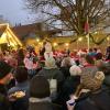 Auftritt der Schulkinder mit dem Nikolaus.