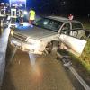 Bei dem Unfall zwischen Bubenhausen und Gannertshofen enstand ein großer Sachschaden.