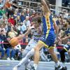 Tin Udovcic (am Ball) und die Basketballer der BG Hessing Leitershofen/Stadtbergen wollen sich auch in Erfurt behaupten.