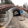 Nach monatelangen Arbeiten ist die neue Röhre für den Weldenbahnradweg bei Horgau-Bahnhof jetzt fertig. 