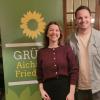 Lena Eichner und Christopher Mayer sind die Sprecher der Grünen im Landkreis Aichach-Friedberg.