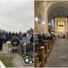 Zahlreiche Menschen kamen in die Kirche St. Meinrad. Nach der Trauerfeier versammelten sie sich zur Urnenbeisetzung auf dem Jedesheimer Friedhof.