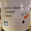 Ein Highlight in diesem Jahr neben unseren Spiralkartoffeln war ein neues Getränk: Weißer Glühwein Limette!