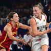 Svenja Brunckhorst holte mit den 3x3-Basketballerinnen Gold in Paris.