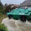 Das Junihochwasser der Kammel führte auch in Niederraunau zu schweren Überflutungsschäden.