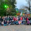 Gruppenfoto im Skyline Park.