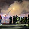 Der Großbrand in Riedlingen sorgte für den Einsatz von über 100 Feuerwehrleuten.