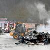 Auf dem Recyclinghof in Blaustein ist am Freitag ein Feuer ausgebrochen. Kunden mussten den Hof sofort verlassen.